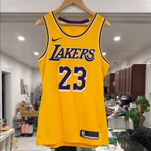 Nike Yellow NBA Swingman Jersey
